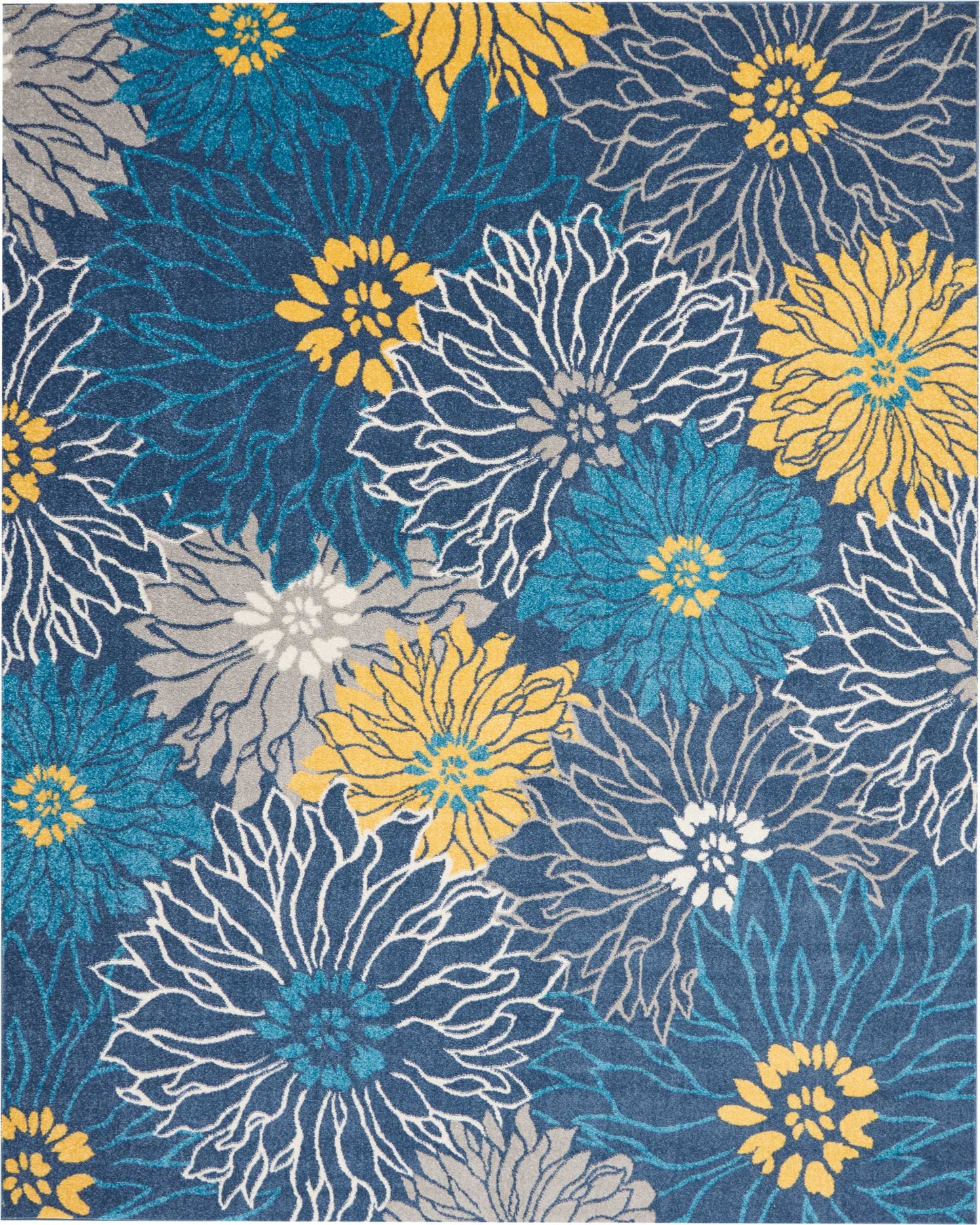 Nourison Passion 8' x 10' Blue Contemporary Indoor Rug