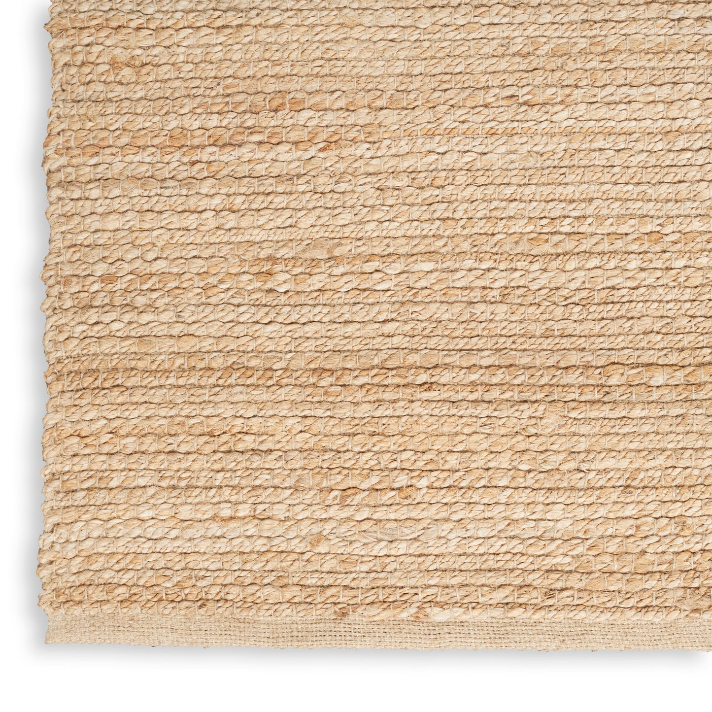 Nourison Natural Jute 3' x 5' Bleached Farmhouse Indoor Rug