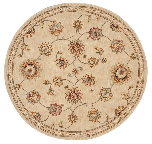 Nourison Nourison 2000 4' x Round Beige Traditional Indoor Rug