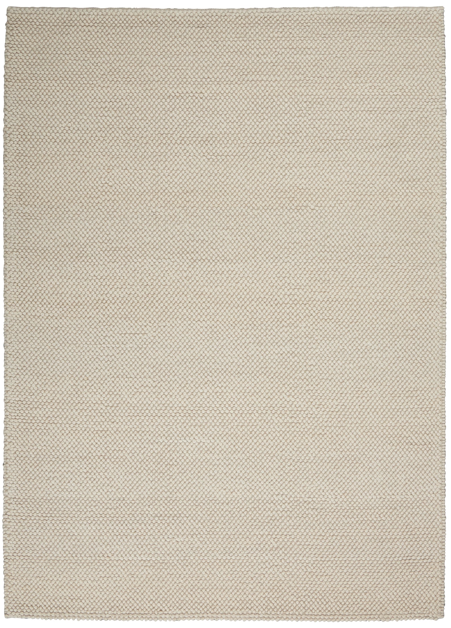 Calvin Klein Textured Dots 5'3" x 7'3" Cream Beach Indoor Rug