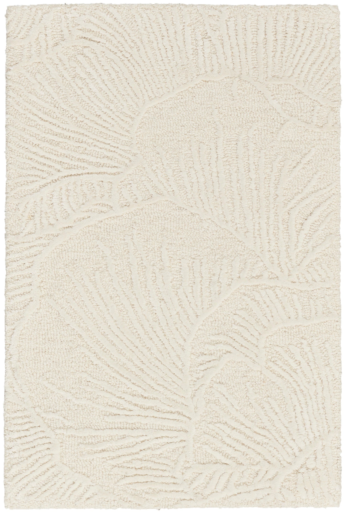 Nourison Avra 5'3" x 7'3" Ivory Modern Indoor Rug