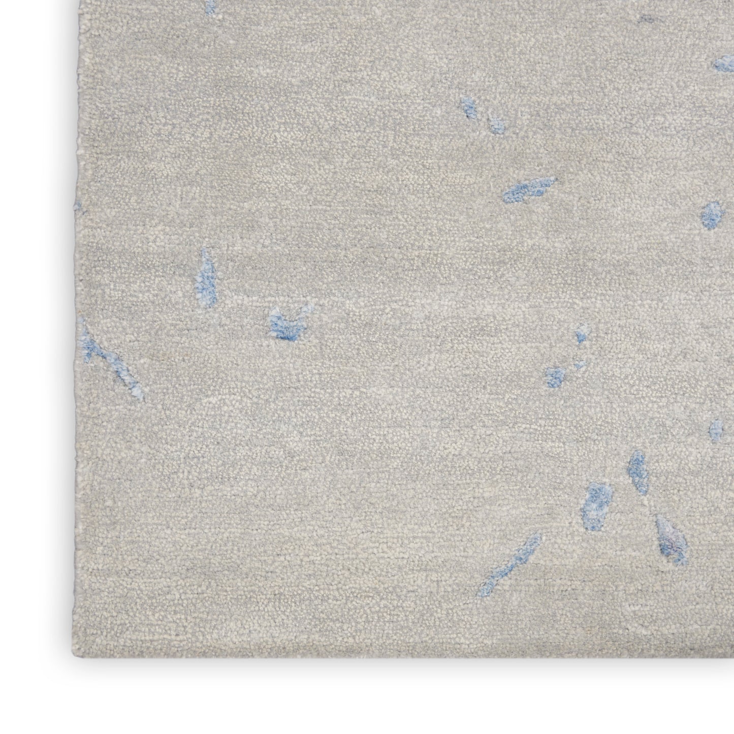 Nourison Silk Shadows 7'9" x 9'9" Grey Blue Modern Indoor Rug