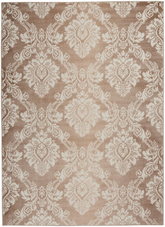 Nourison Elation 4' x 6' Ivory Mocha Vintage Indoor Rug