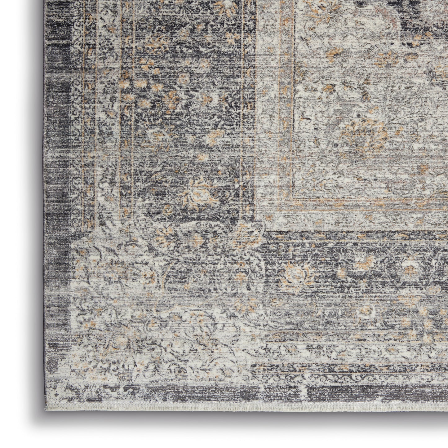 Nourison Starry Nights 8'6" x 11'6" Charcoal Crème Vintage Indoor Rug