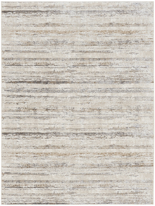 Nourison Glitz 9' x 12' Cream Grey Modern Indoor Rug