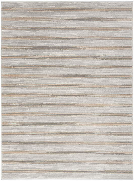 Calvin Klein CK011 Verdant 7'10" x 9'10" Grey Mocha Modern Indoor Rug