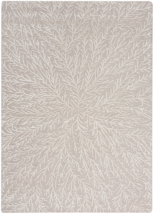 Michael Amini Ma30 Star 5'3" x 7'3" Taupe Modern Indoor Rug