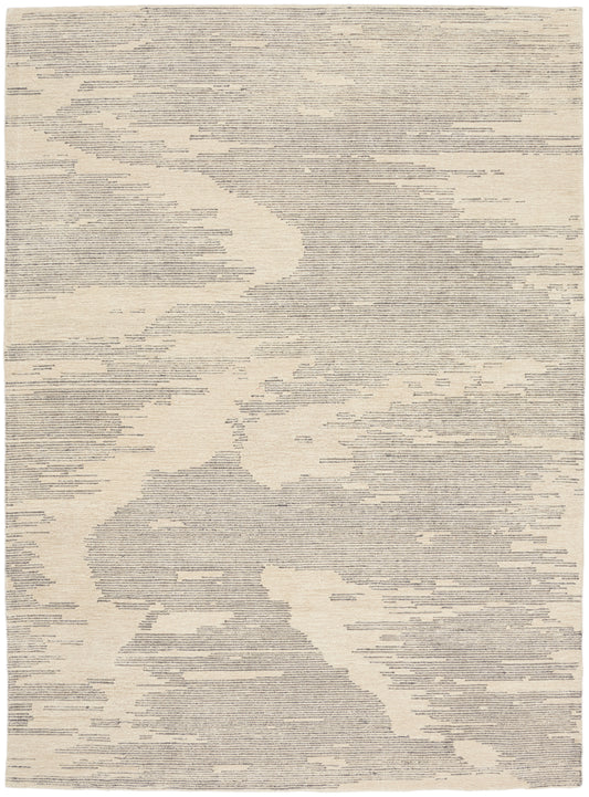 Michael Amini Ma30 Star 7'9" x 9'9" Ivory/Grey Modern Indoor Rug