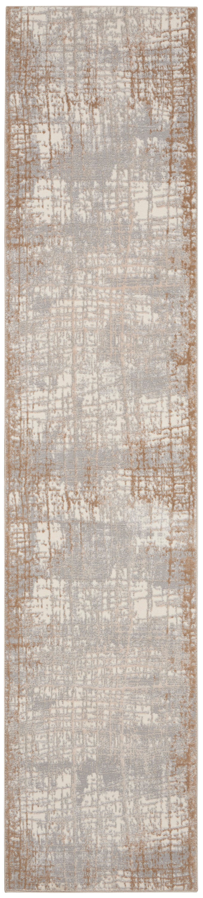 Calvin Klein CK950 Rush 2'3" x 10' Ivory Taupe Modern Indoor Rug