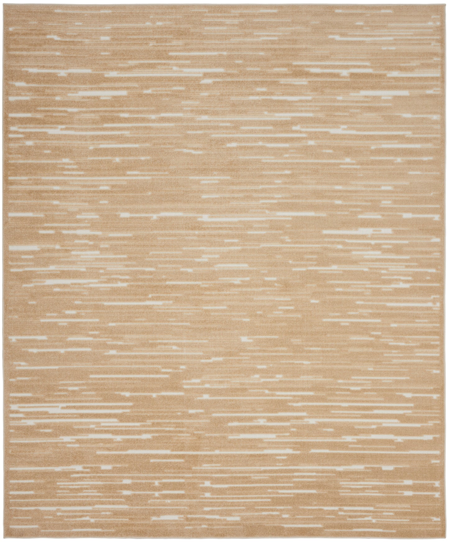 Nourison Care Free 9'2" x 12' Taupe Modern Indoor Rug