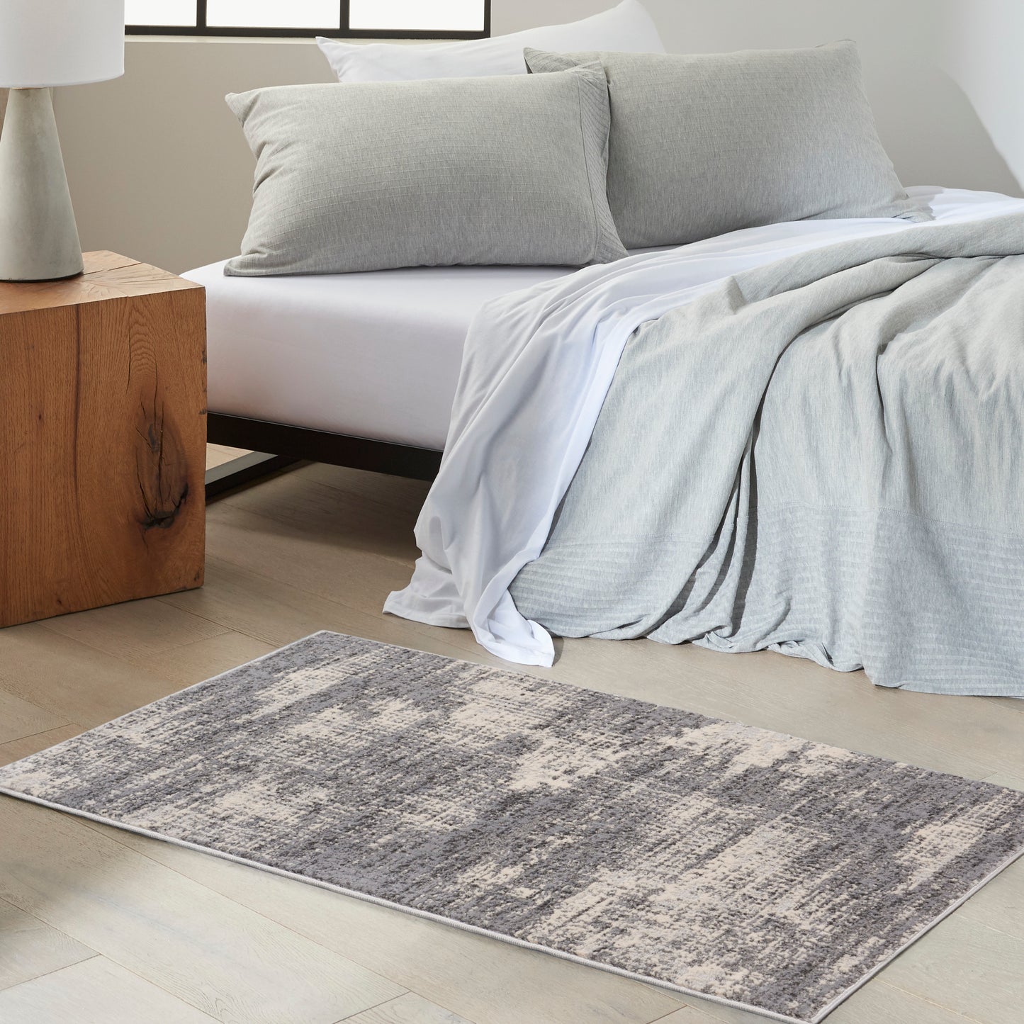 Calvin Klein CK950 Rush 2'2" x 3'9" Grey Beige Modern Indoor Rug