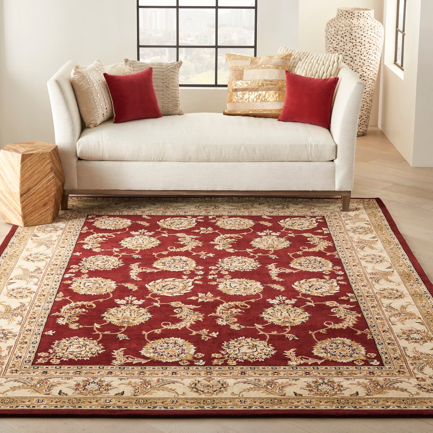 Nourison Nourison 2000 7'9" x 9'9" Lacquer Traditional Indoor Rug