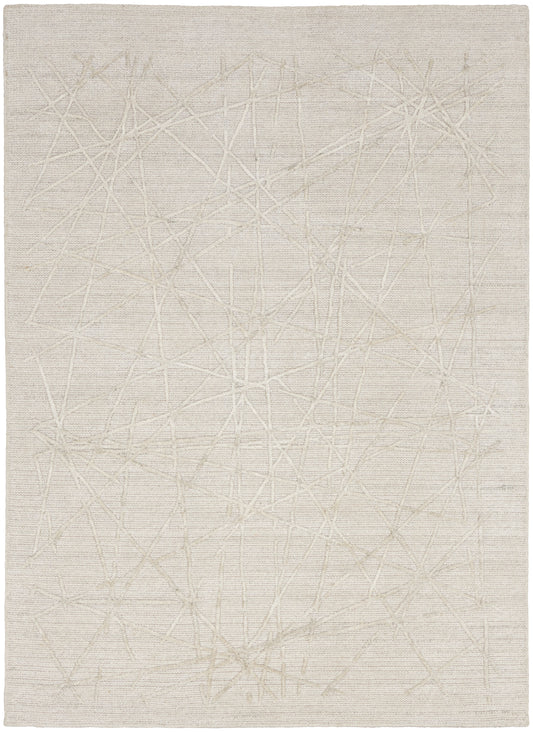 Calvin Klein CK044 Wander 5'3" x 7'3" Ivory Grey Modern Indoor Rug