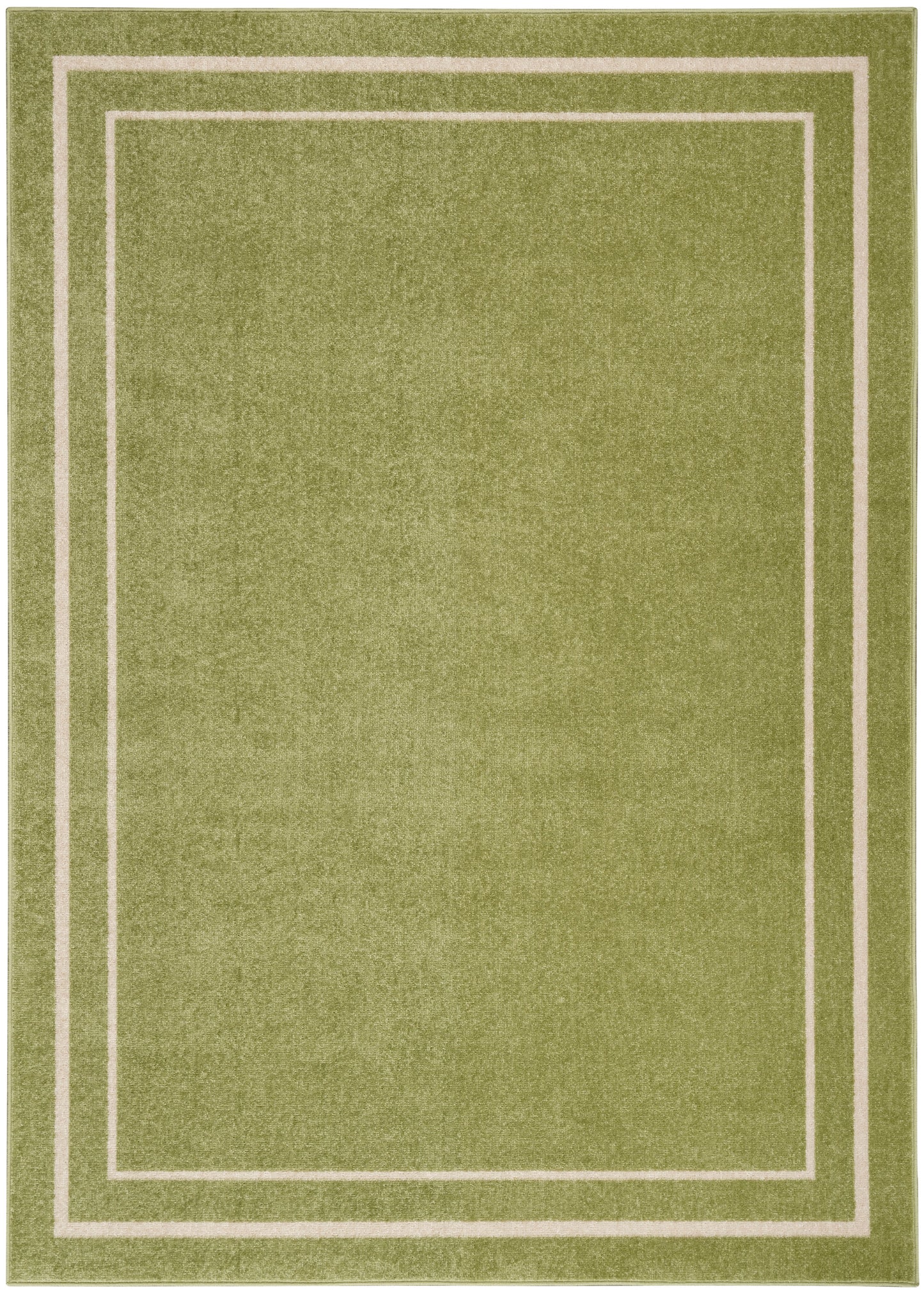 Nourison Nourison Essentials 6' x 9' Green Ivory Contemporary Rug