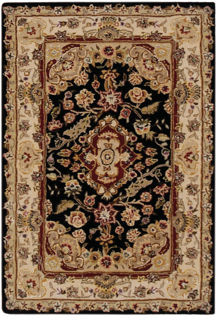 Nourison Nourison 2000 2' x 3' Black Traditional Indoor Rug