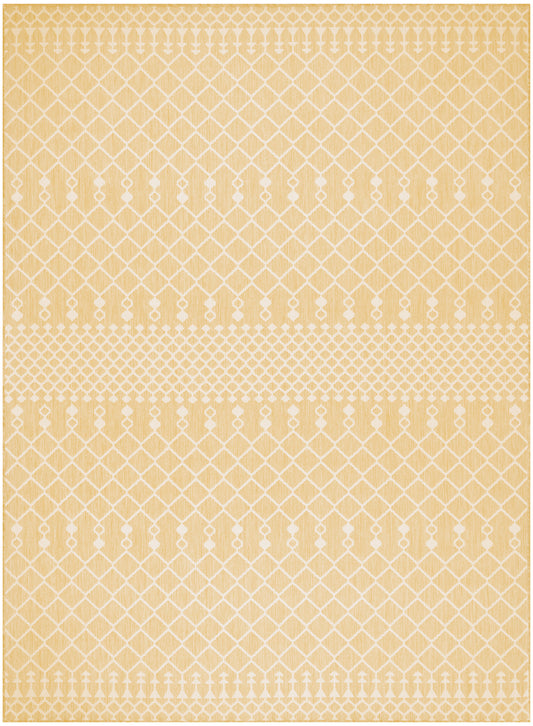 Nourison Positano 9' x 12' Yellow Modern Rug