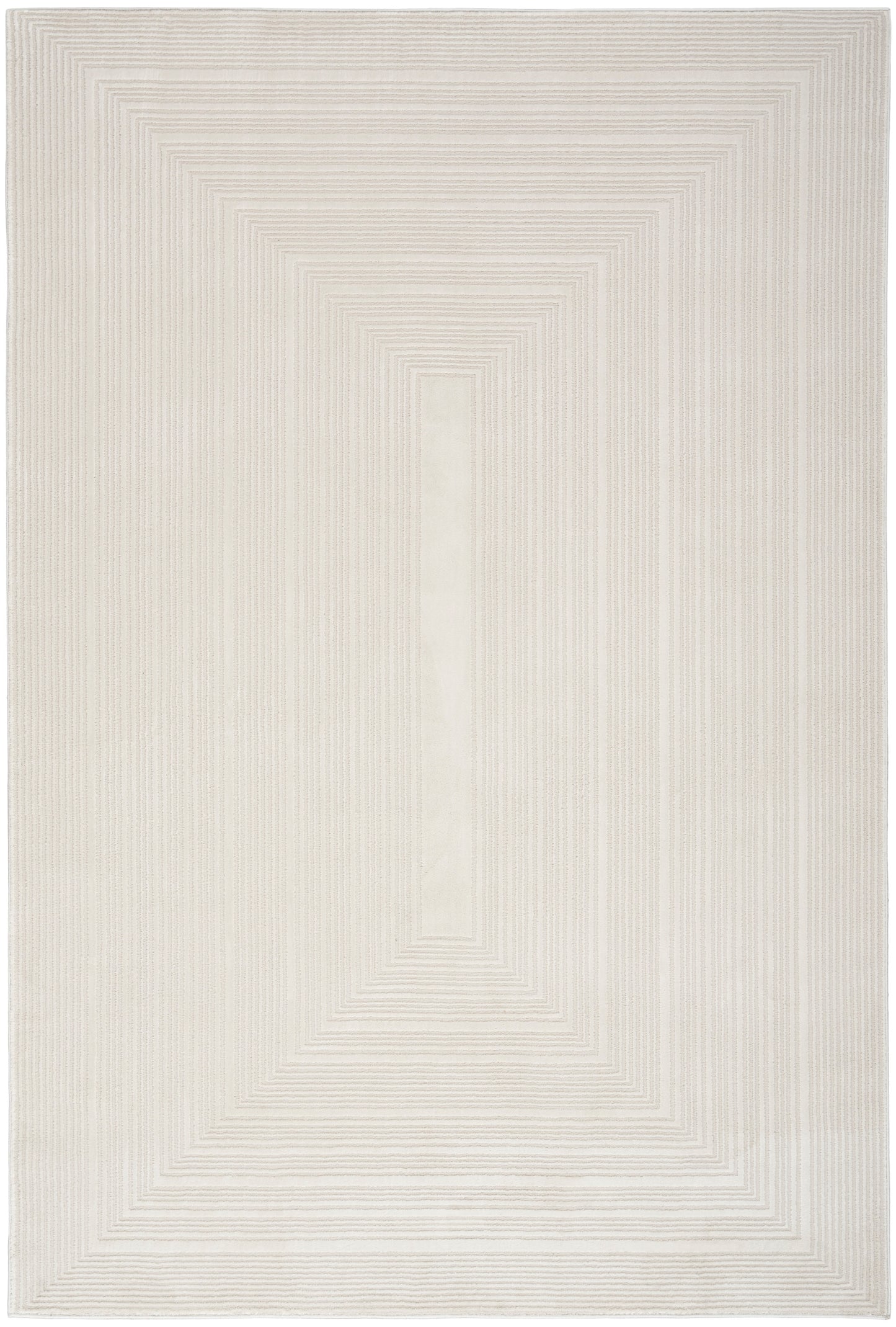 Calvin Klein CK024 Irradiant 3'11" x 5'11" Ivory Modern Indoor Rug