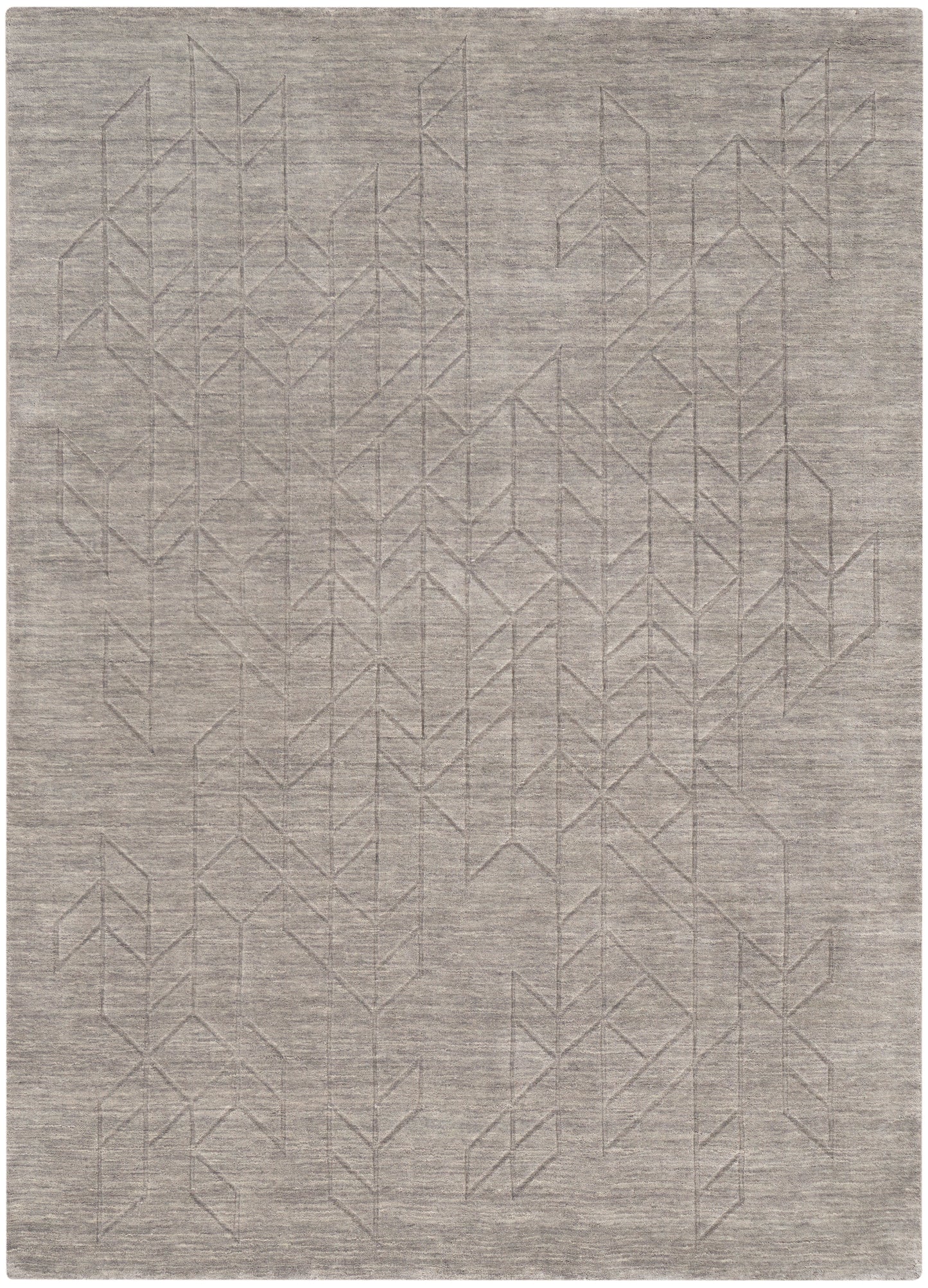 Nourison Alessia 5'3" x 7'5" Grey Modern Indoor Rug