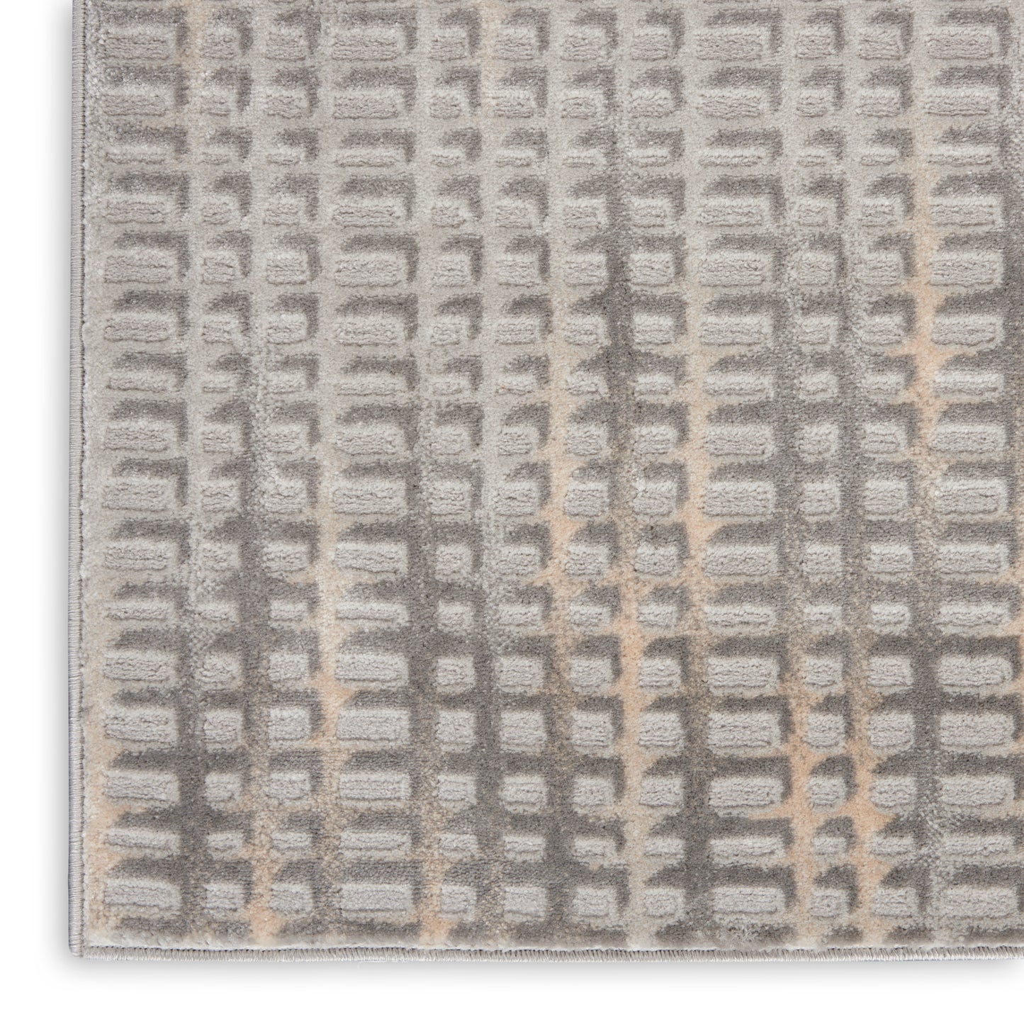 Nourison Solace 8' x 10' Grey Beige Contemporary Indoor Rug