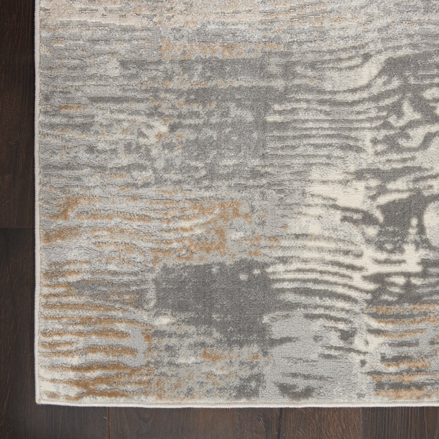 Nourison Solace 8' x 10' Grey Beige Modern Indoor Rug