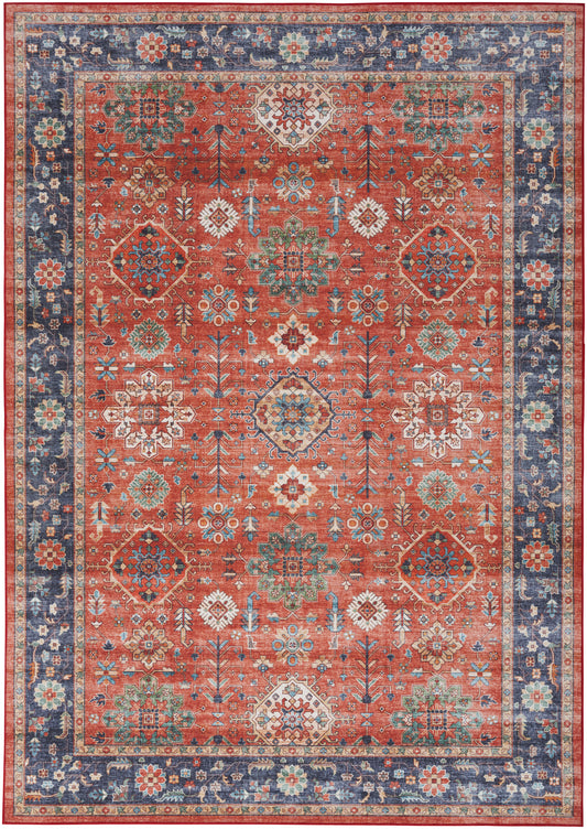 Nourison Fulton 5' x 7' Rust Vintage Indoor Rug