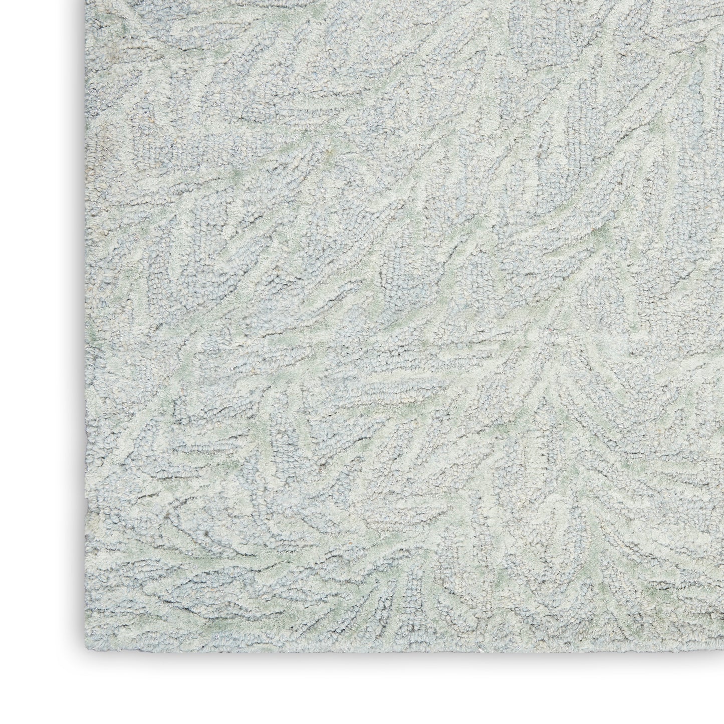 Michael Amini Ma30 Star 4' x 6' Light Blue Modern Indoor Rug