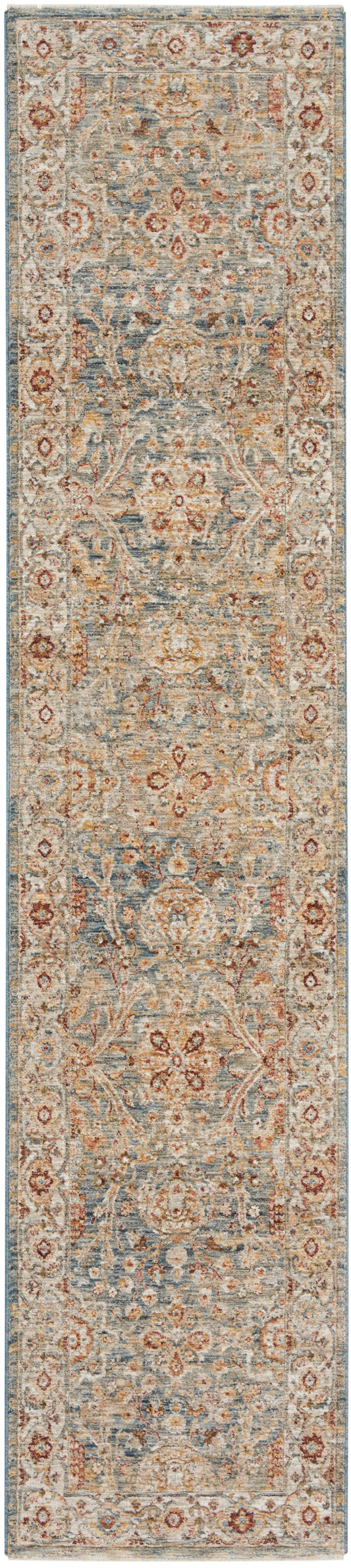 Nourison Sahar 2'3" x 10'2" Blue Persian Indoor Rug