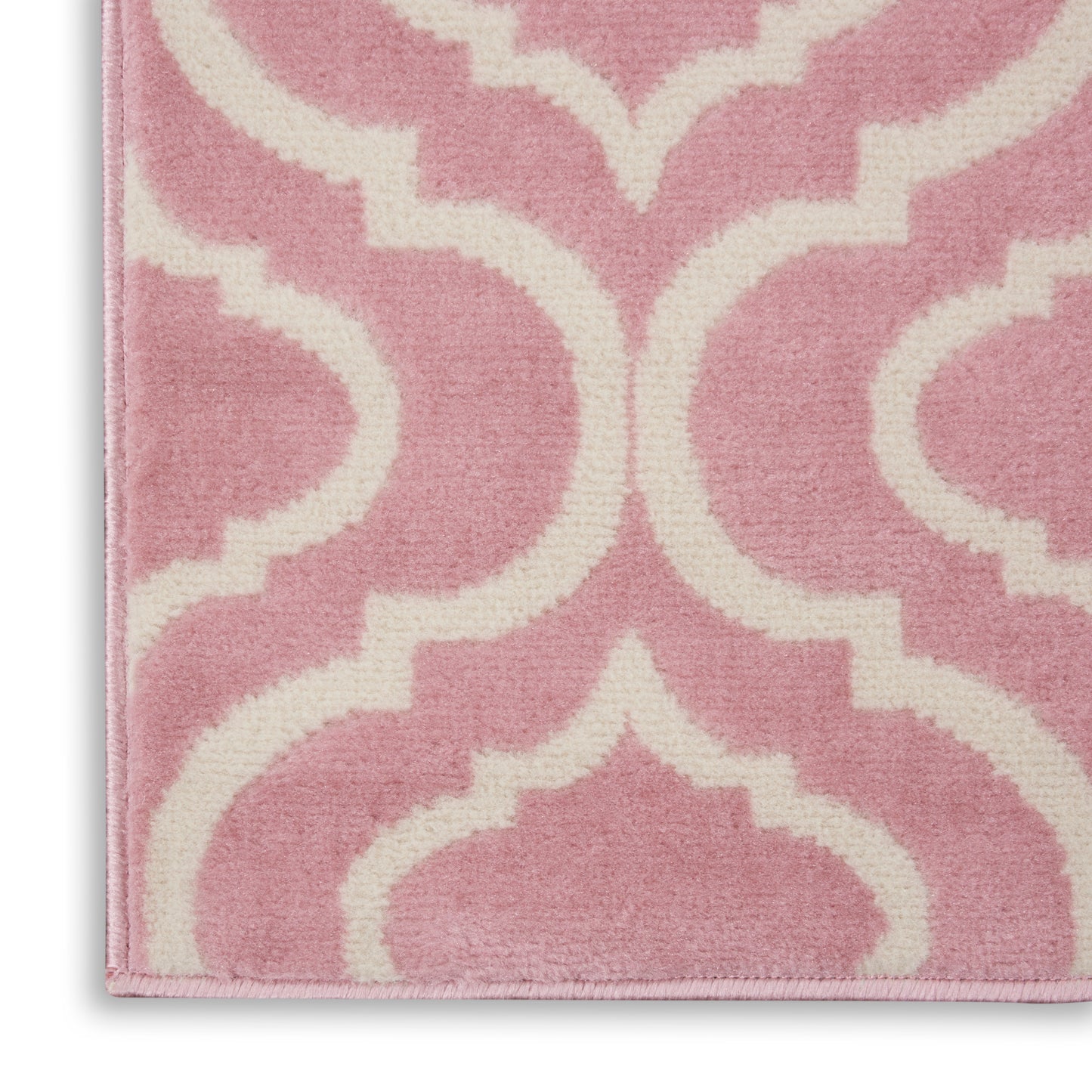 Nourison Jubilant 2'3" x 7'3" Pink Contemporary Indoor Rug