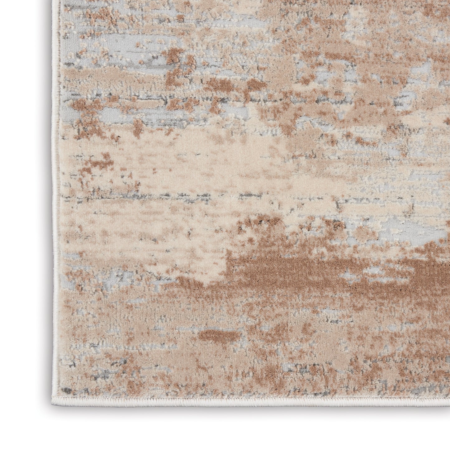 Nourison Rustic Textures 6' x 9' Beige Rustic Indoor Rug