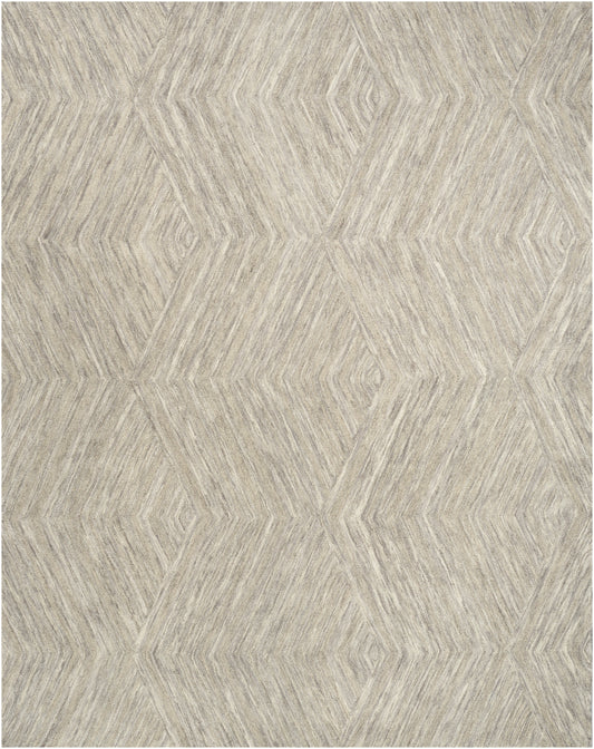 Nourison Graceful 7'9" x 9'9" Grey Modern Indoor Rug