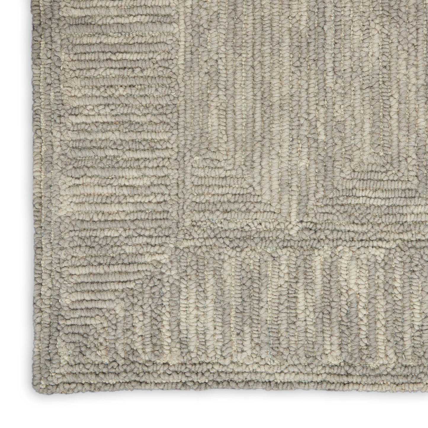 Nourison Colorado 2'3" x 7'6" Grey Modern Indoor Rug