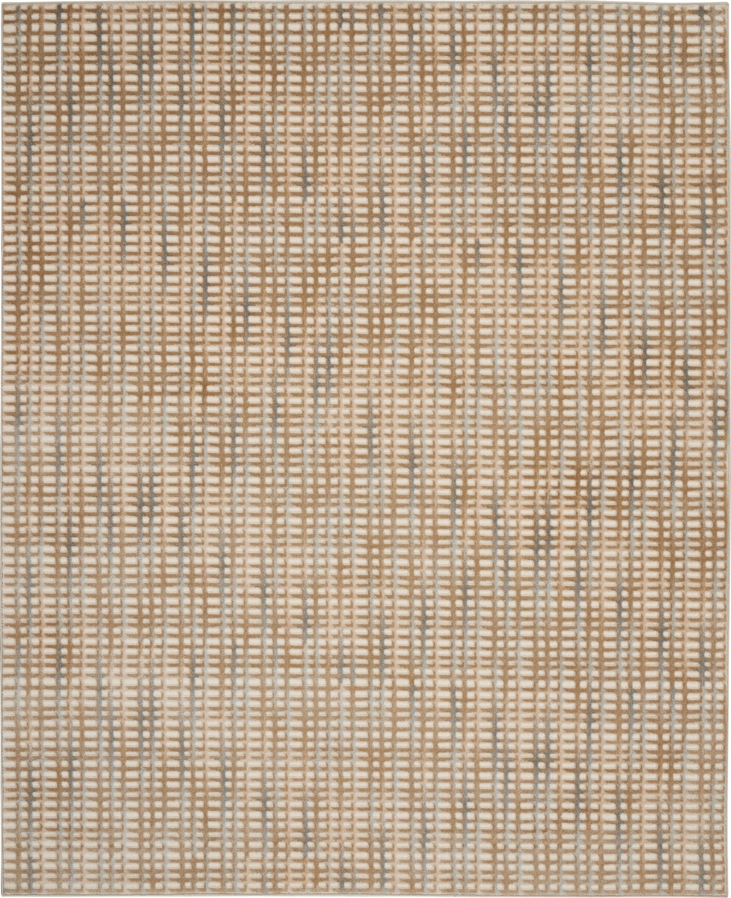 Nourison Solace 8' x 10' Beige Blue Contemporary Indoor Rug