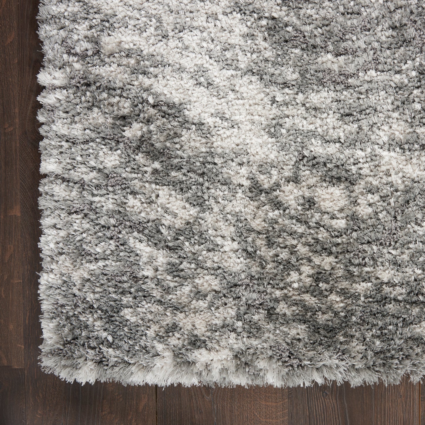 Nourison Dreamy Shag 4' x 6' Charcoal Grey Shag Indoor Rug