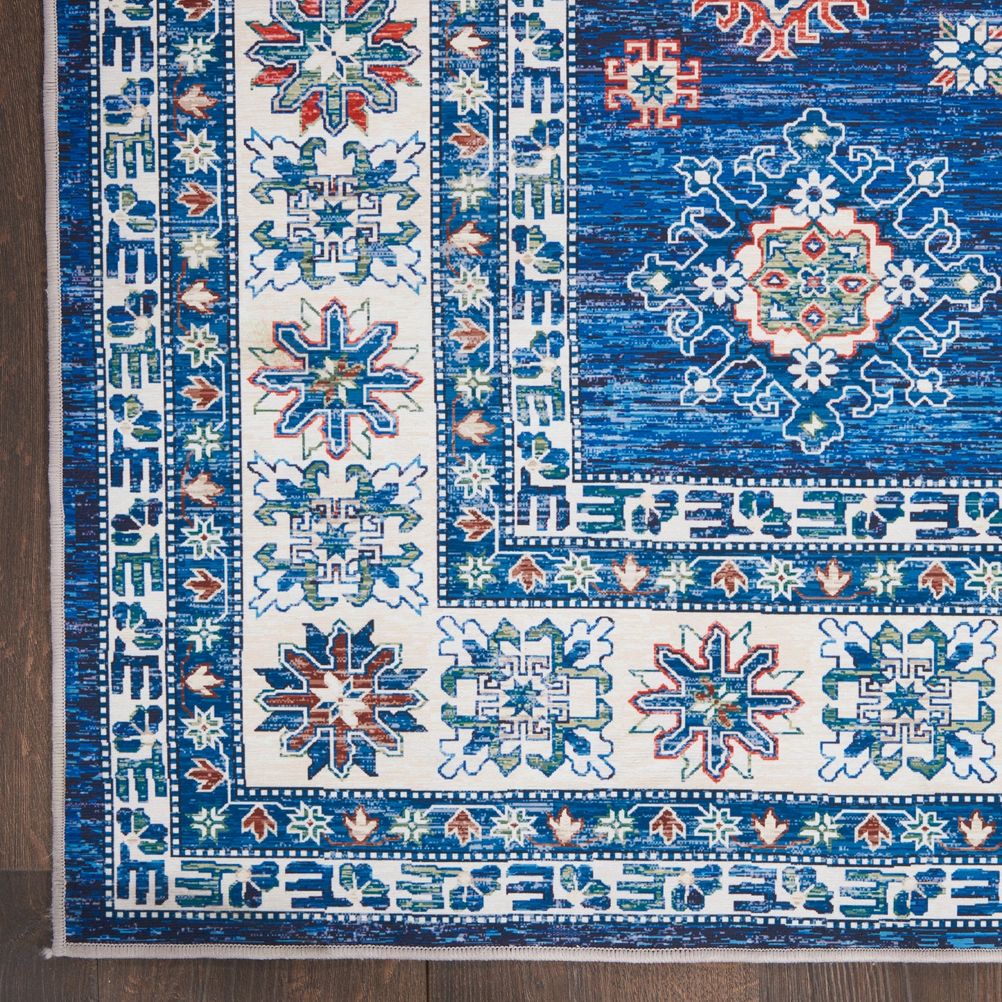 Nourison Fulton 7'10" x 9'10" Blue Vintage Indoor Rug