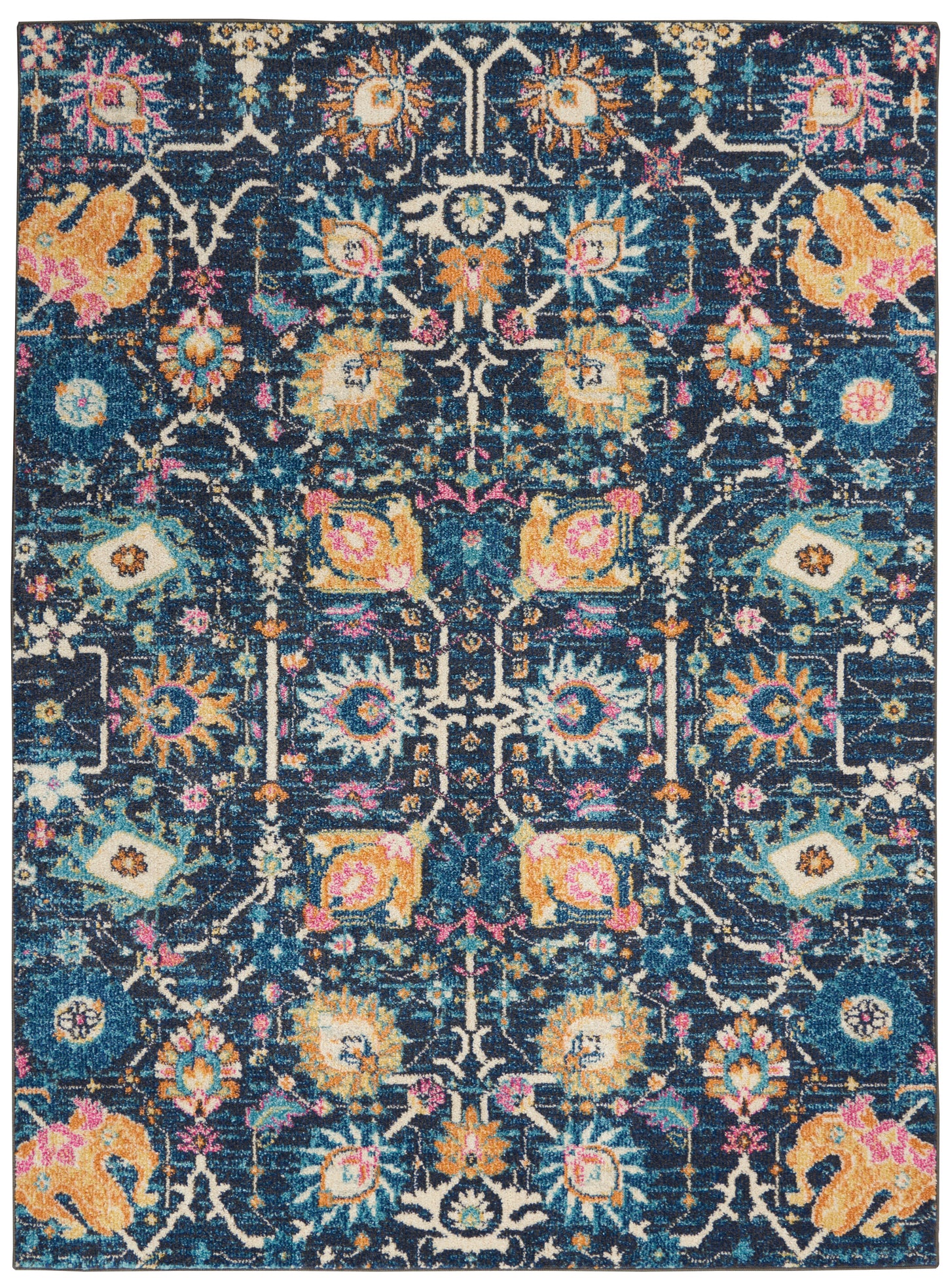 Nourison Passion 3'9" x 5'9" Navy Bohemian Indoor Rug