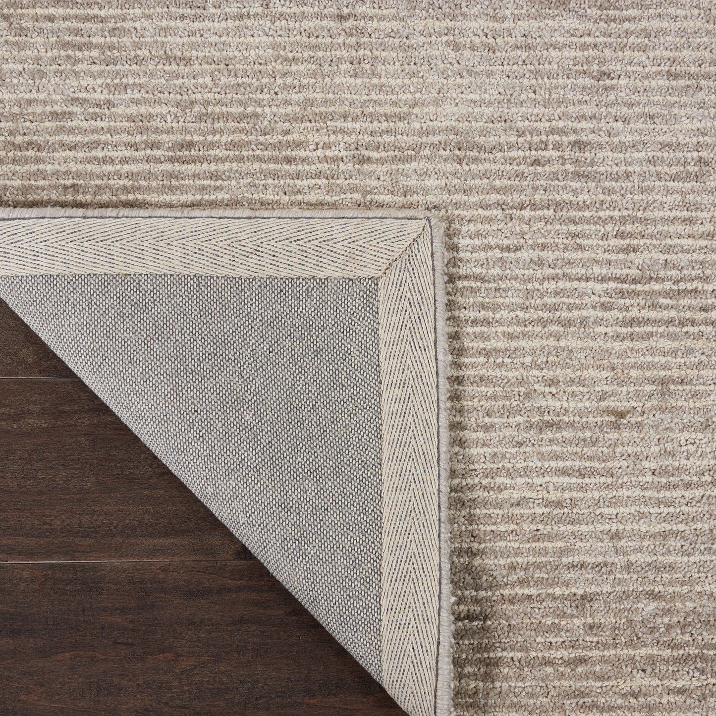 Nourison Weston 3'9" x 5'9" Oatmeal Modern Indoor Rug