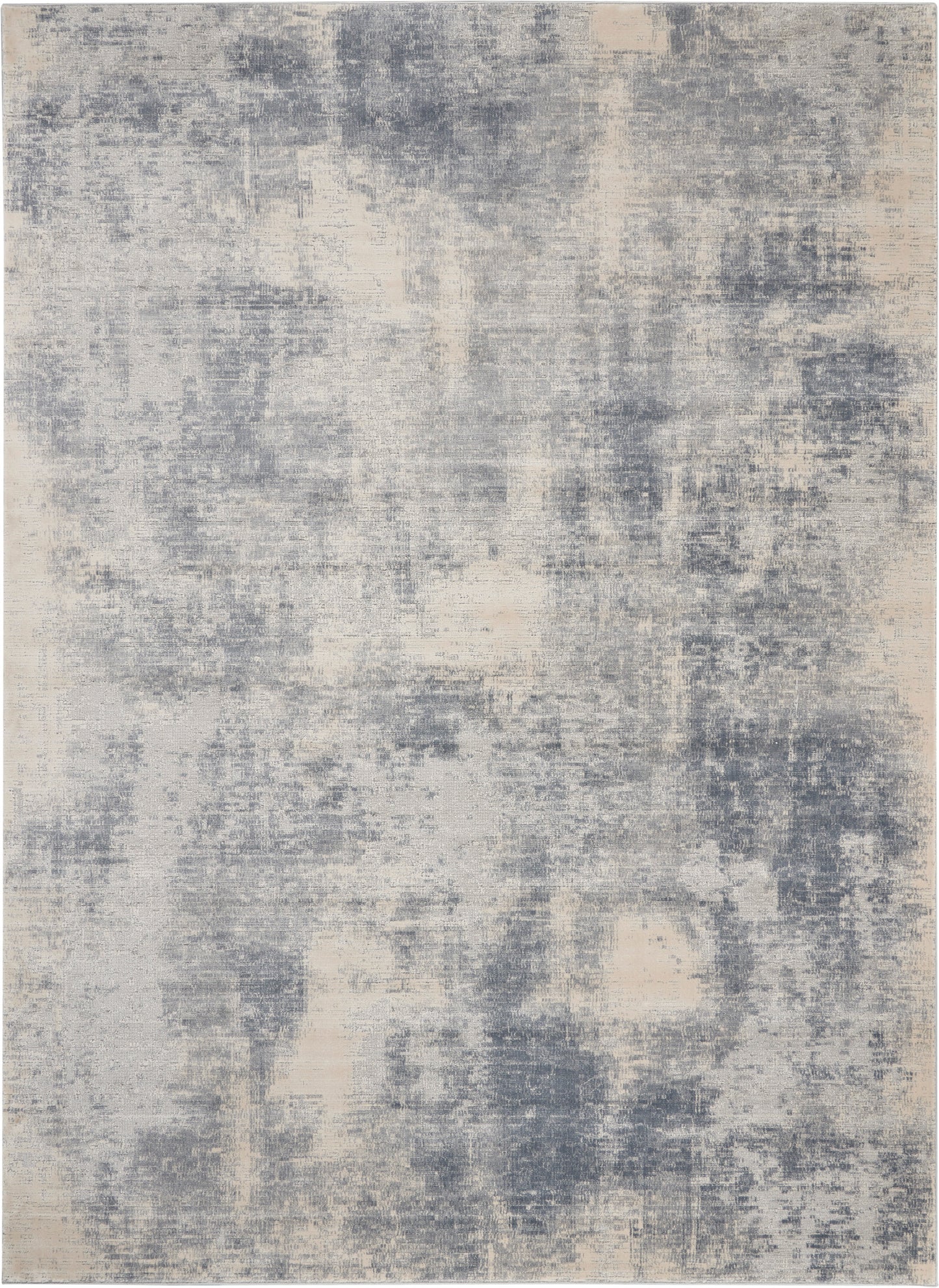 Nourison Rustic Textures 7'10" x 10'6" Blue Ivory Modern Indoor Rug