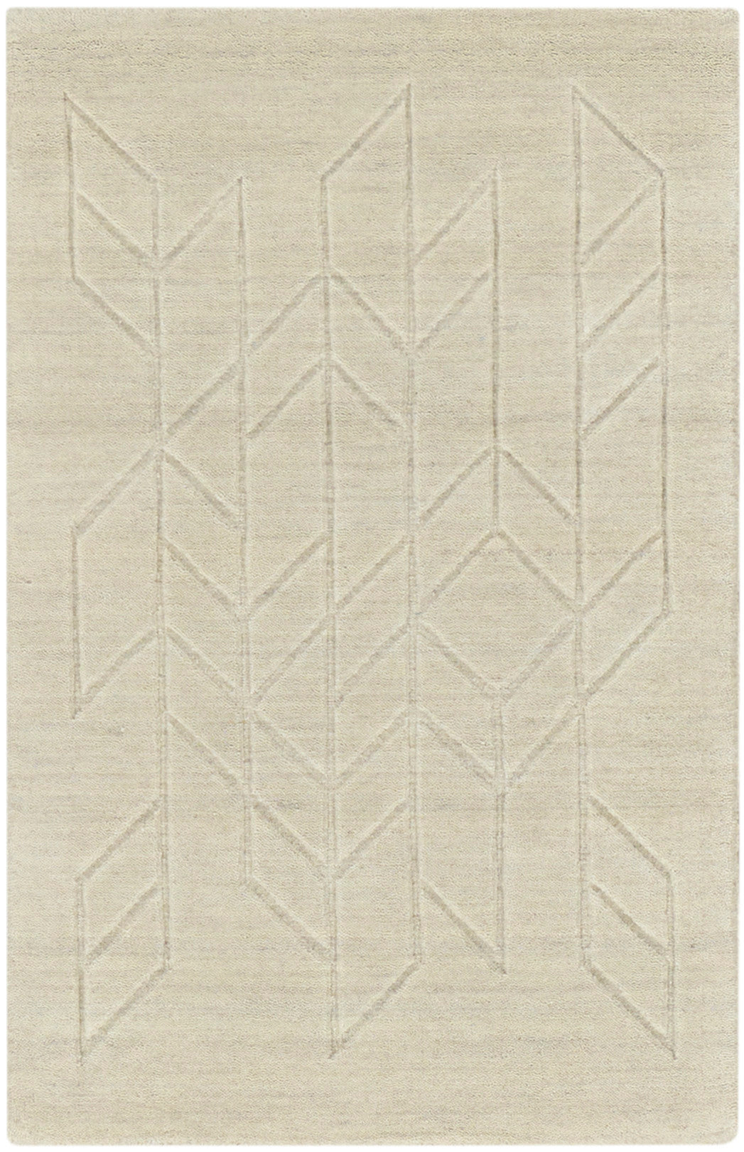 Nourison Alessia 2' x 3' Ivory Modern Indoor Rug