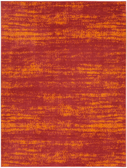 Nourison Nourison Essentials 9' x 12' Red Modern Rug