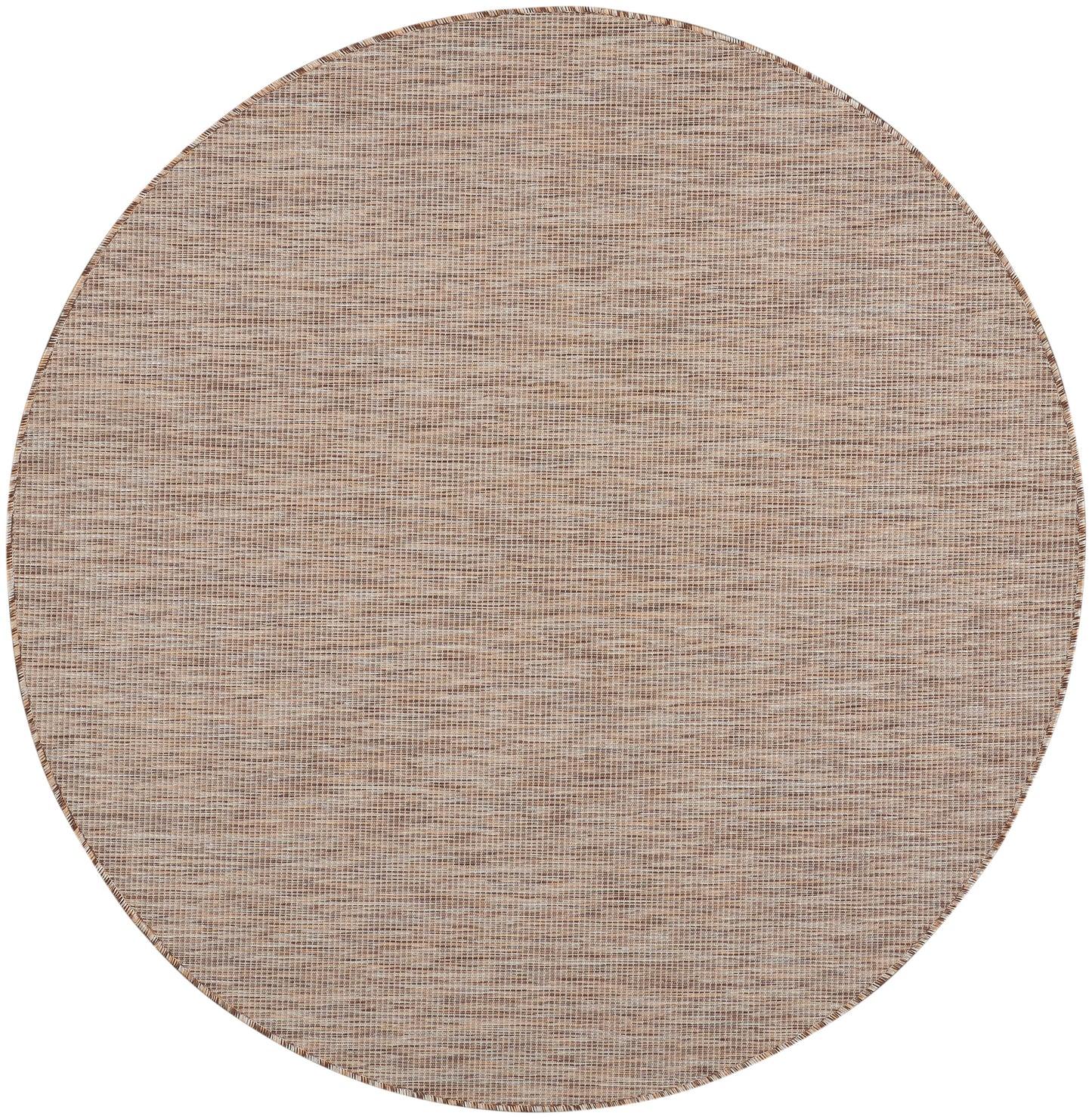 Nourison Positano 6' x Round Beige Modern Rug