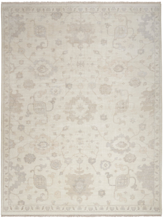 Nourison Aldora 9'9" x 13'9" Ivory Grey Vintage Indoor Rug