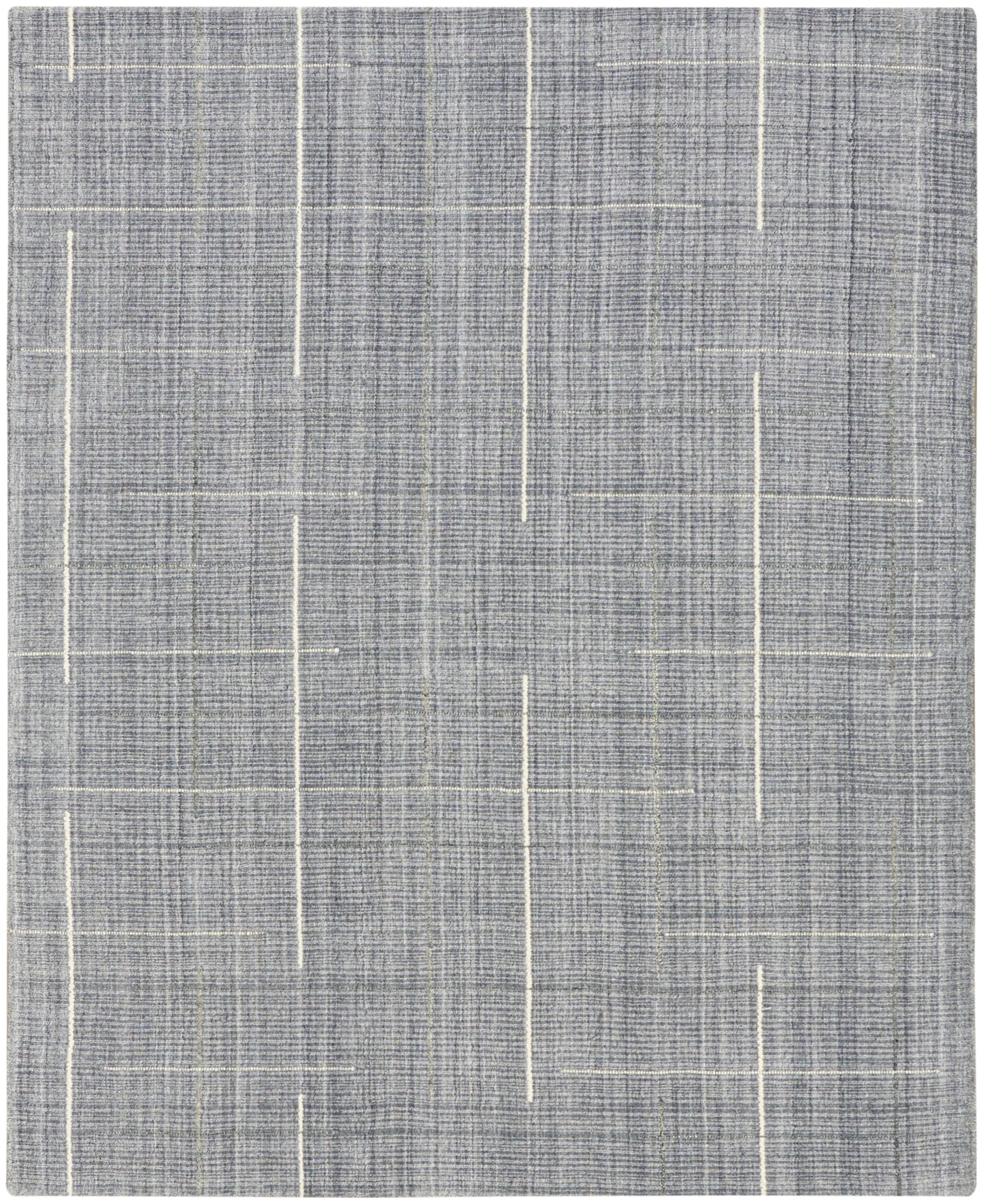 Calvin Klein CK041 Architectura 5'3" x 7'3" Denim Farmhouse Indoor Rug