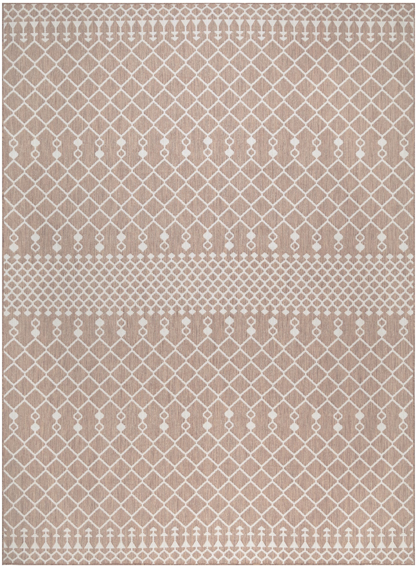 Nourison Positano 9' x 12' Beige Modern Rug