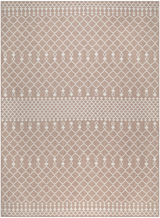 Nourison Positano 9' x 12' Beige Modern Rug