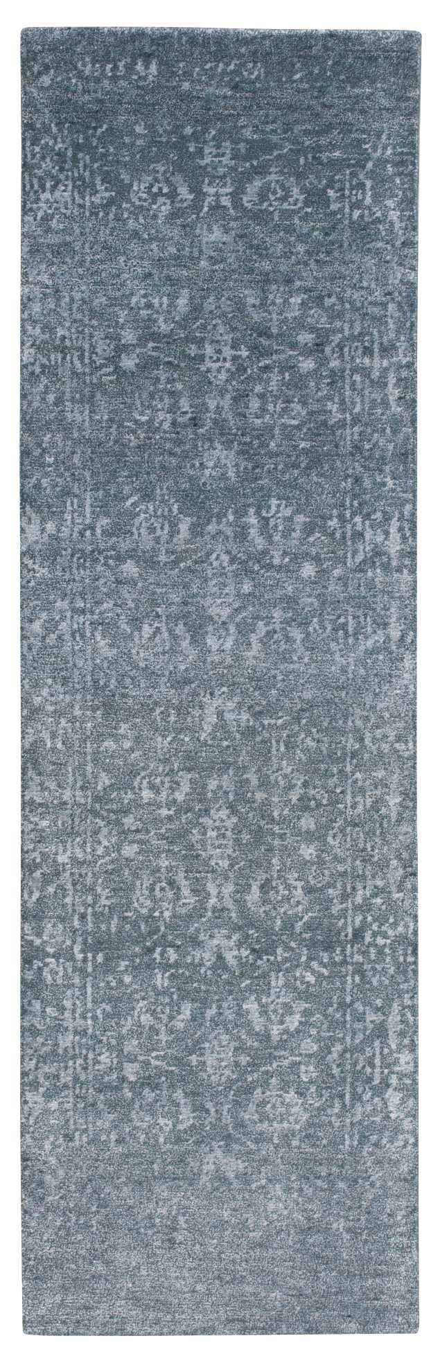 Nourison Silk Shadows 2'3" x 8' Blue Stone Vintage Indoor Rug