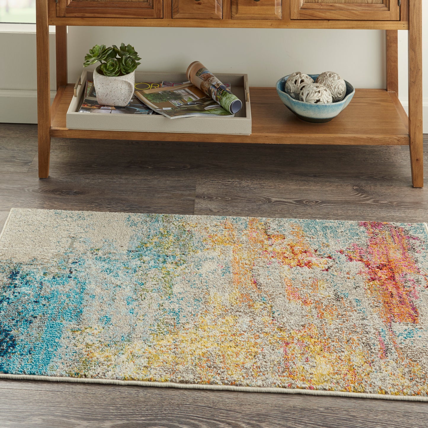 Nourison Celestial 2'2" x 3'9" Sealife Modern Indoor Rug