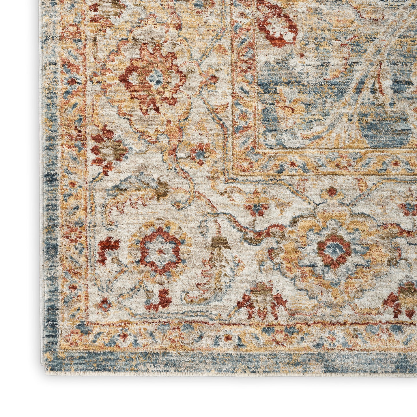 Nourison Sahar 2'3" x 10'2" Blue Persian Indoor Rug