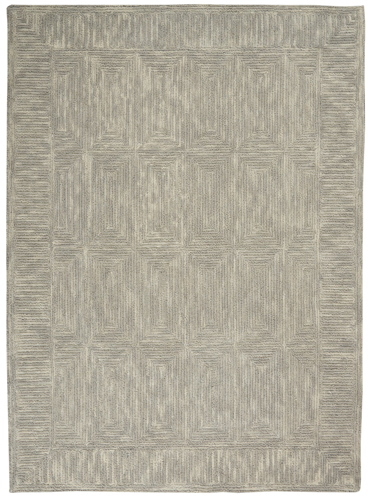 Nourison Colorado 5'3" x 7'3" Grey Modern Indoor Rug