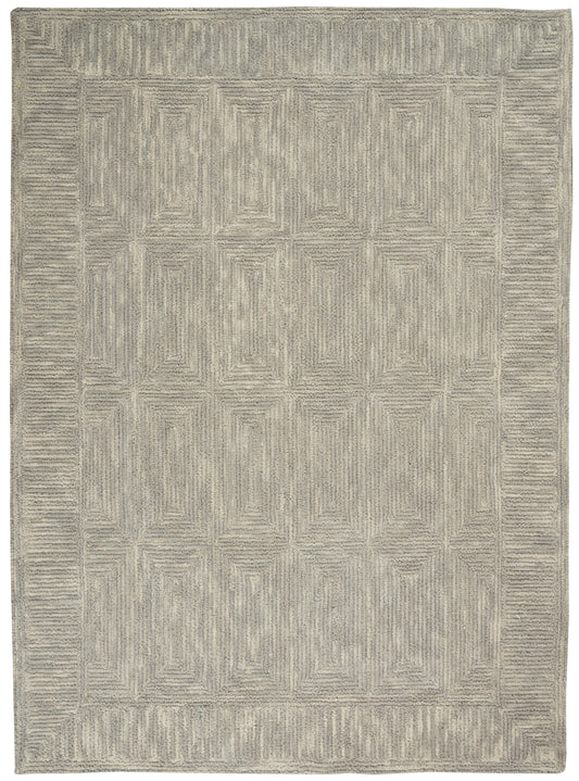 Nourison Colorado 5'3" x 7'3" Grey Modern Indoor Rug