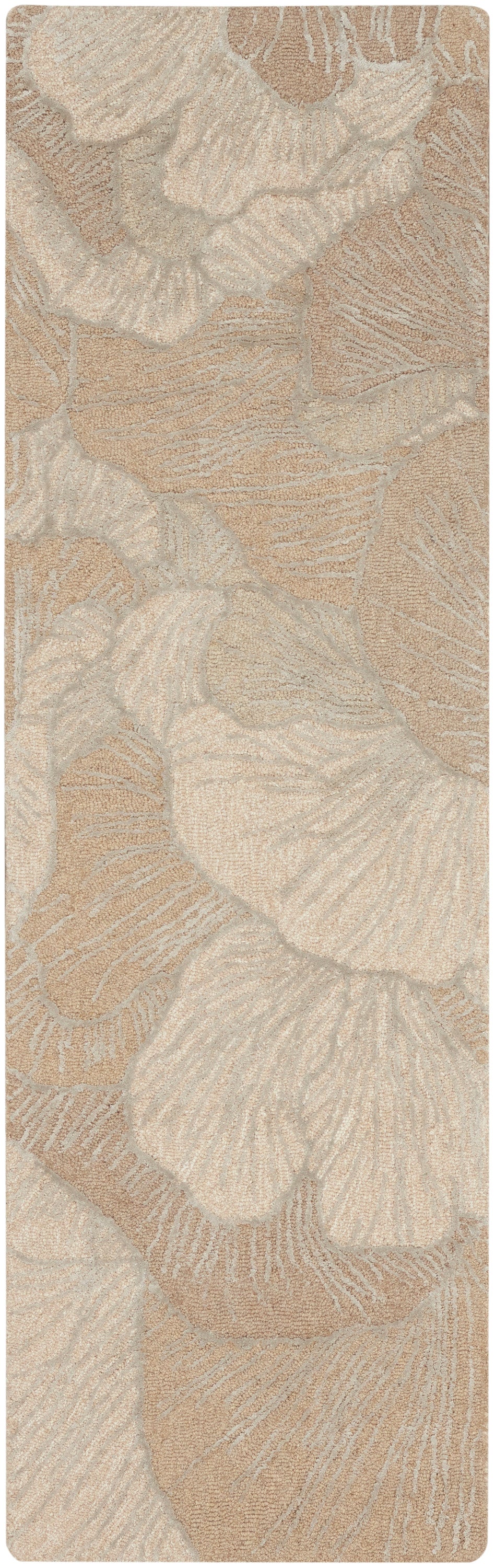 Nourison Avra 2'3" x 7'6" Taupe Modern Indoor Rug